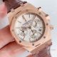 BF Swiss Audemars Piguet Royal Oak Rose Gold Brown Leather Band Watch 41mm (2)_th.jpg